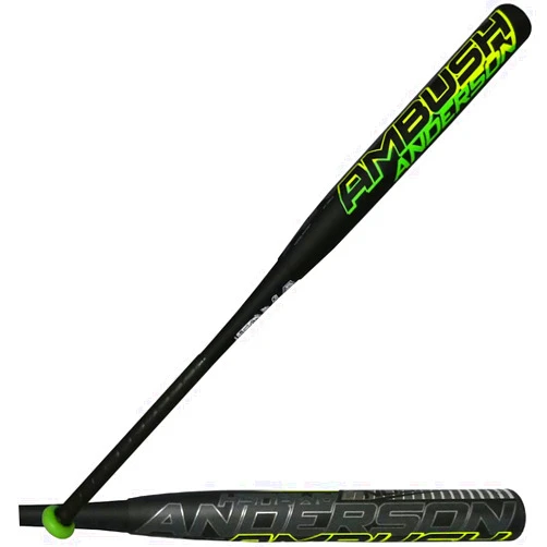 ANDERSON BAT COMPANY A Anderson Ambush Slowpitch Softball Bat 2022 Model - Dual Stamp USA/ASA & USSSA – 14” Barrel Balanced Two-Piece Composite