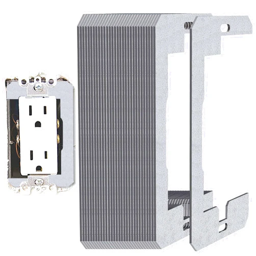 DECOHS 30 Pcs Wall Plate Spacer- Metal Flush Fit Device Leveling Plates- Receptacle Spacers Shims Leveler for Fixing Walls Electrical Outlet Electrical Boxes