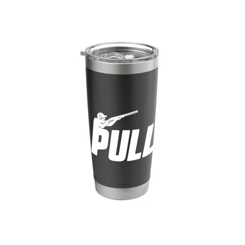 Trap Skeet Shooter Gear Co Clay Skeet Shooting | Pull Trap Shooter Pigeon Target Sport Stainless Steel Insulated Tumbler