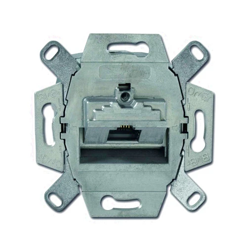 Busch-Jaeger 0218/11-101 UAE Wall Socket RJ 45 Cat. 6A ISO Shielded
