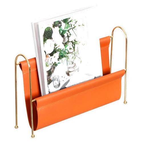 Fabulaxe 9-Inch Magazine Rack, Floor Standing Book Basket, Newspaper Holder and File Holders - Nursery Decor, Desk Accessory, Living Room and Guest Room Essentials, Home Office, and Waiting Areas