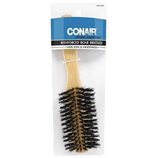 Conair Styling Essentials Hair Brush, Reinforced Boar