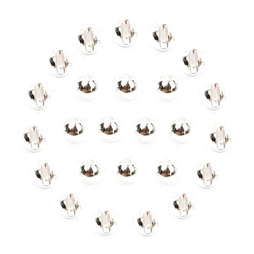 EUPHENG 25 PC Slotted Tungsten Beads Fly Tying Beads Head for Nymph Fishing Materials 12 Colors / 5 Sizes