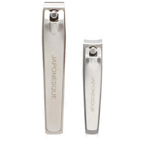 JAPONESQUE Fingernail & Toenail Clippers Set with Salon Quality Sharp Blades Made from Stainless Steel