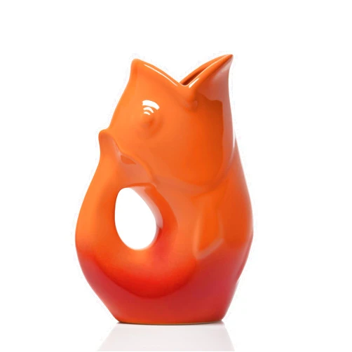 Gurgle Pot Pitcher 42 oz Ombre Red