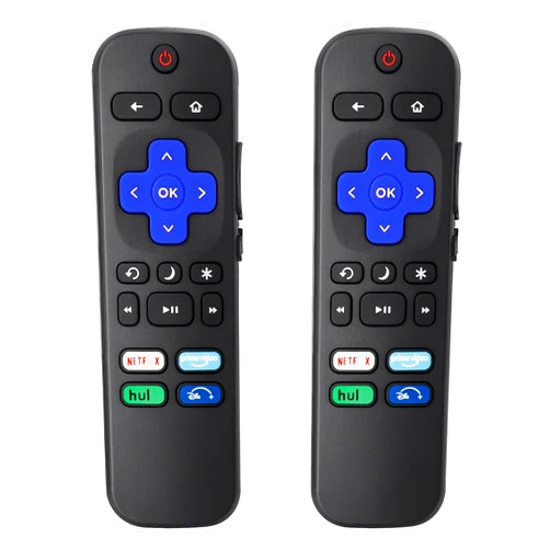 VENOAL EFGWXYZ Universal Replacement TV Remote Control for Rku- TV, for TCL/Hisense/Sharp/Philips/Onn/Element/Insignia Rku- TV.(NOT for Rku- Stick or Box) (2Pack ) (H-NDHS)
