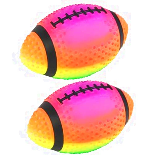 Regent products Corp Regent Practice Football Neon Rainbow Colored 9