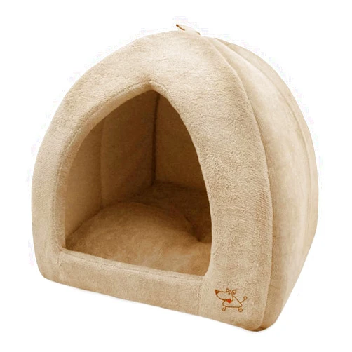 Best Pet Supplies Pet Tent-Soft Bed for Dog and Cat by Best Pet Supplies - Tan, 18