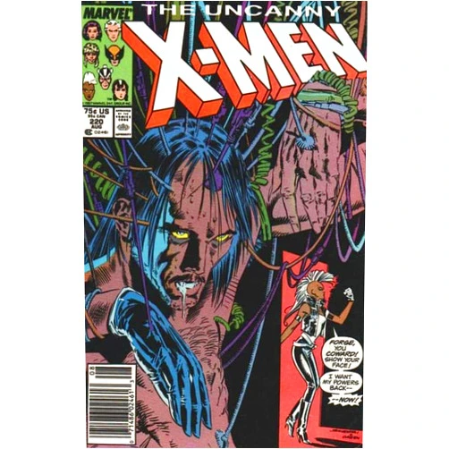 Marvel Uncanny X-Men, The #220 (Newsstand) VF ; Marvel comic book | Chris Claremont Marc Silvestri