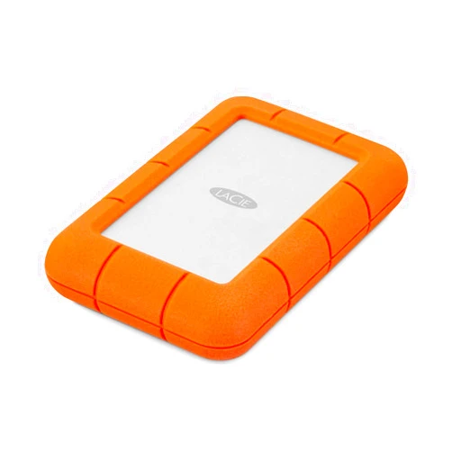 LaCie Rugged Mini 4TB External Hard Drive Portable HDD - USB 3.0 Compatible, Drop/Shock/Dust/Rain Resistant Shuttle Drive for Mac and PC