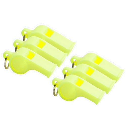 The American Whistle Corporation American Whistle Corporation Sports Whistles - Durable Coach Whistles - Loud Referee Whistle American Material - 6 Pack