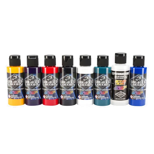 Createx Colors Wicked Color Sampler Set - 2 Ounce Bottles Wicked Colors Sampler Set