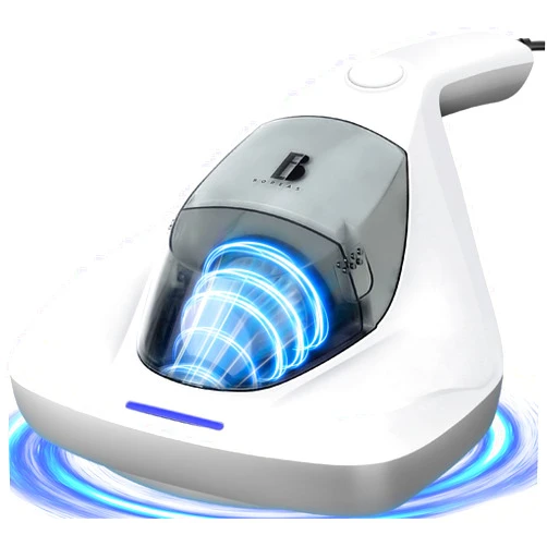 Boreas Mattress Vacuum Cleaner, Anti-allergen Bed Vacuum Cleaner with UV-C Light & Large Pulsating Pad, Powerful Suction & True Hepa Filter for Dust, Pet Hair, UV Bed Vacuum Corded, AP002