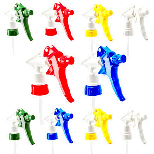 Mop Mob Leak-Free Chemical Resistant Spray Head 10 Pk. BOTTLES NOT INCLUDED. Industrial Sprayer for Car Detailing Window Cleaning and Janitorial Supply. Low-Fatigue Trigger and Nozzle Fit 32oz Bottle.