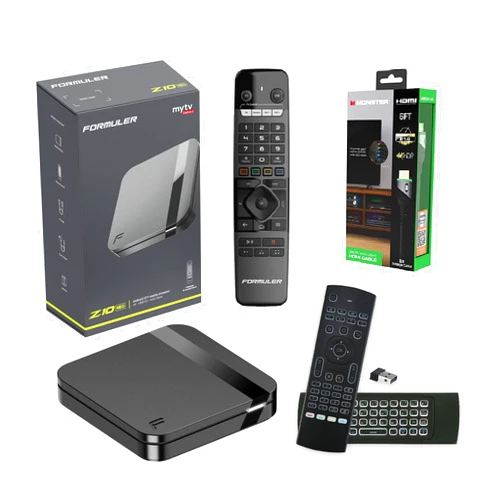 Formuler Z10 NEO Android 10 Single Band Wi-Fi 2GB Ram 4GB ROM 4K HDR10+ | Bonus Backlit Air Mouse & Keyboard | Bonus HDMI Cable