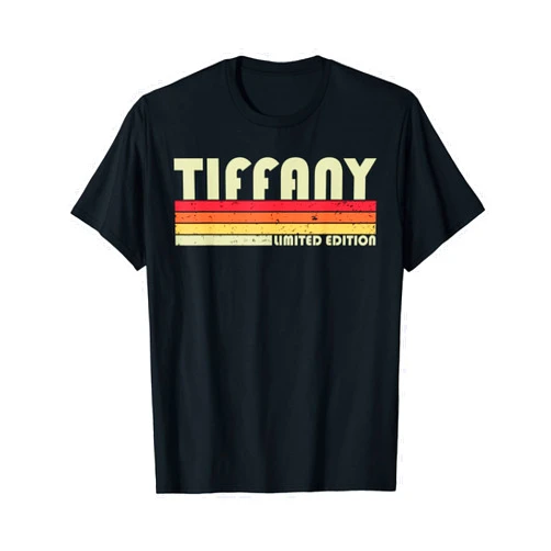 Funny Girl Mother Women Mom Custom Christmas Style TIFFANY Gift Name Personalized Retro Vintage 80s Birthday T-Shirt