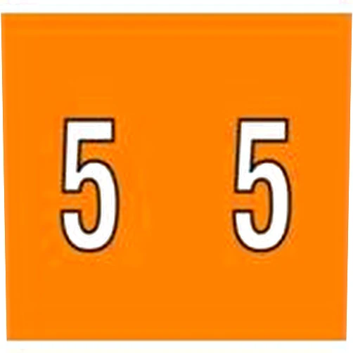 Www.filingsupplies.com Kardex Numeric Label - PSF-138 Series (Rolls) - 5 - Brown