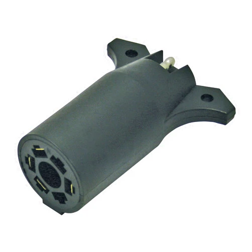 Reese Towpower 74607 7-Way to 4-Way Flat Blade Wiring Adapter - Black