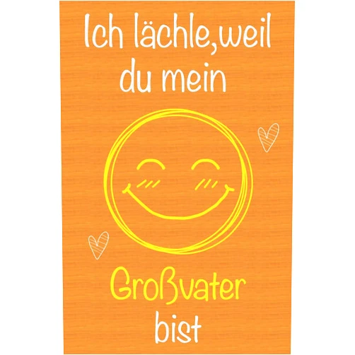 Ehrfürchtige Notizbücher und Tagebücher Ayoujil Ich lächle, weil du mein Großvater bist: Geschenkbuch für Großvater, Weihnachtsgeschenk, Geschenk zum Vatertag, Geburtstagsgeschenk für Großvater, ... Seiten Notizbuch (German Edition)