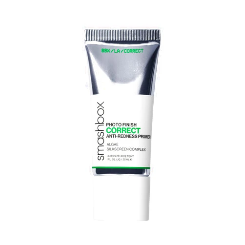 Smashbox Photo Finish Correct Anti-Redness Makeup Primer | Neutralizes Redness and Appearance of Irritation | Silkscreen Complex, Algae, Rose + Mushroom