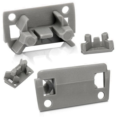 Giokyi WPW10195622 Dishwasher Rack Stop Clip fit for Whirlpool KitchenAid Kenmore Dishwasher, Dishrack Stop Upper Dishrack Slide Rail Rear Stop, Replaces AP4566222, PS11750071, 1872168, 4 Pack