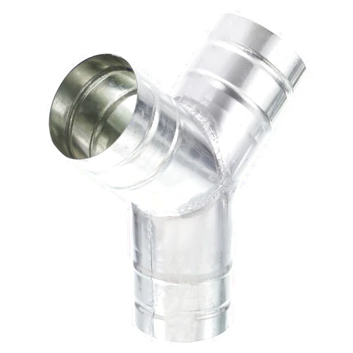 PATIKIL 3 Inch 3 Way Duct Splitter, Y Connector Air Vent Duct Hose Exhaust Pipe Adapter for Dryer Exhaust Fan Vent Systems HVAC