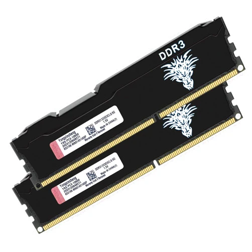 Yongxinsheng 1333MHz 16GB Kit (8GBx2) DDR3 Ram Desktop PC3-10600 UDIMM Non-ECC Unbuffered 1.5V 2Rx8 Dual Rank 240-Pin CL9 PC Computer Memory Upgrade Module (Black)