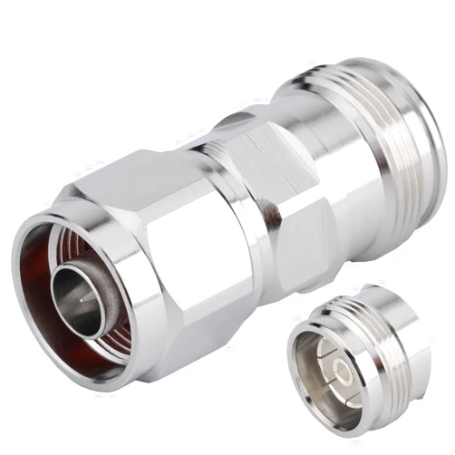RFetomax 4.3-10 Mini Din Connector Female Jack to N Male Adapter 4.3/10 Mini Din Female to N Male Adaptor PIM 160dBc