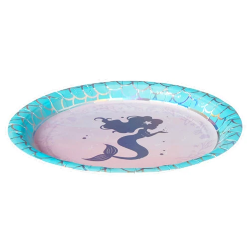 Creative Converting, IRIDESCENT DINNER PLATE, 0.5x8.75x8.75inc