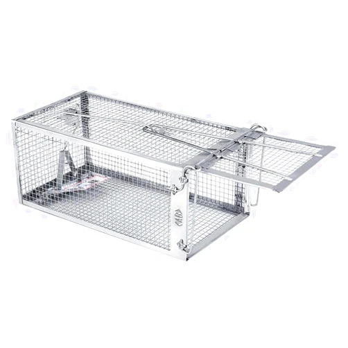 AB Traps Quality Live Animal Humane Trap Catch and Release Rats Mouse Mice Rodents Cage - Voles Squirrel and Similar Sized Pets Safe and Effective | Size Medium
