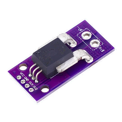 SYH&AQYE Hall Effect Current Sensor Module, 50A 3.3-5V ACS758LCB-050B PFF T Linear Current Sensor, Hall Current Module Board