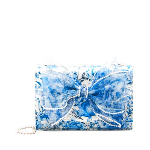 Betsey Johnson Women's Betsey Johnson Pearl Trimmed Bow Bag