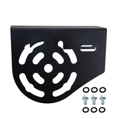 Hanyosa Short Mini Bike Clutch Cover Chain Guard for Predator 212cc 196cc 79cc 97cc GX160 GX200 Engine Coleman CT200U CT200U-EX BT200X CT100U CC100X Massimo MB200 Baja DB30 Motovox Mbx10 Mbx11 Black