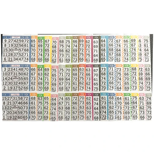 The Ticket Gurus-Bingo Paper Game Cards - 3 Cards per Sheet - 18 Sheets - 50 Books of 18 Sheets
