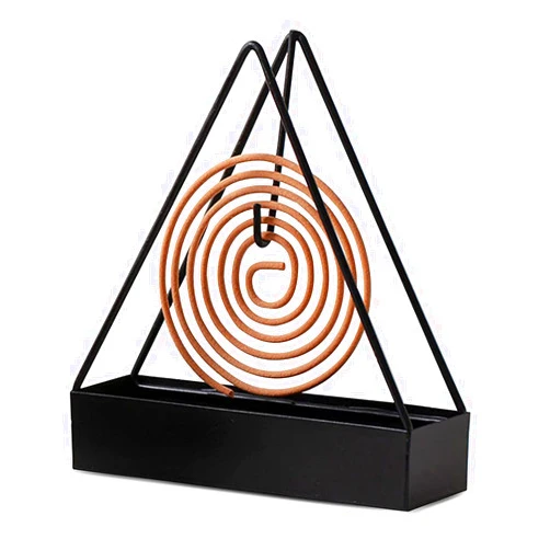 Rpanle Mosquito Coil Holder, Iron Mosquito Coil Holder (Triangle)