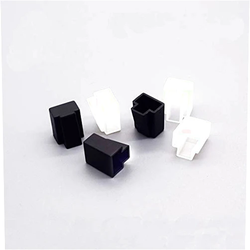 ThtRht 50 Pack RJ45 Connectors Dust Cover Protector Ethernet Cable Plug Protective Case Cap for RJ45 Pass Through Connector Network Cat5e Cat6 Cat7 Internet LAN Patch Cord Printer Indoor Outdoor