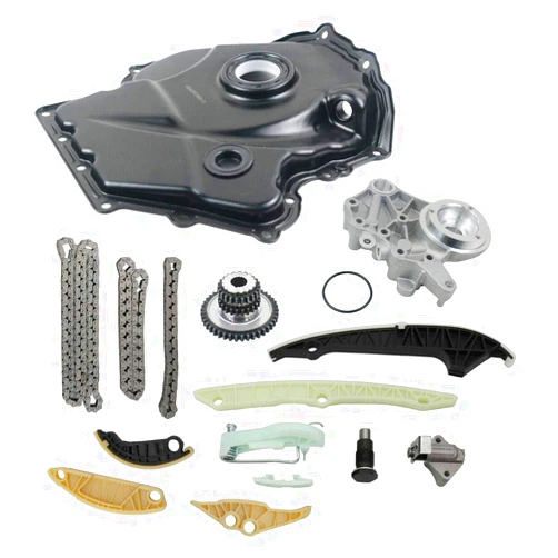 Flynsu Timing Chain Cover Kit Camshaft Sprocket Bridge Bracket Replacement for Audi A4 A6 Q5 TT VW Jetta Tiguan GTI Passat 2.0 TFSI TSI CCTA, CAEB 2009-2015 Flynsu