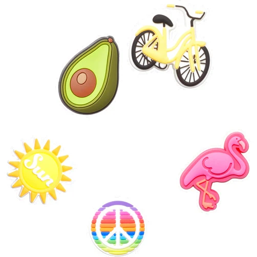 Crocs Jibbitz 5-Pack Trendy Shoe Charms | Jibbitz