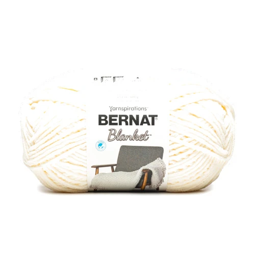 Bernat Blanket 600G - 1 Pack of 431 Yards/21.2 oz Vintage White 100% Polyester Yarn