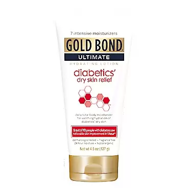 Gold Bond Hydrating Lotion Diabetics' Dry Skin Relief 4.5 oz., Moisturizes & Soothes