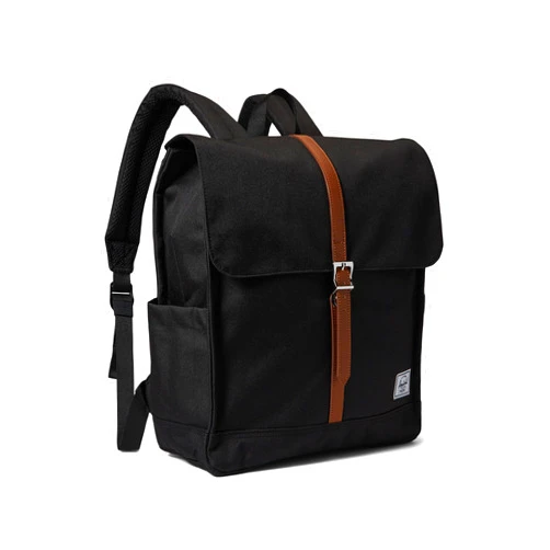 Herschel City Backpack, Black/Black, Mid-Volume 14.0L