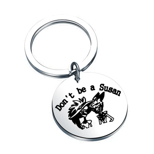 OKEYCH Cartoon Inspired Gift Don't Be a Keychain Cartoon Jewelry Cosplay Merch
