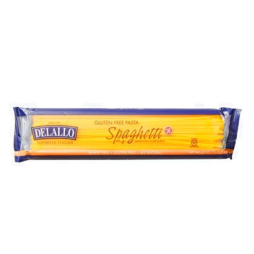 DeLallo Gluten Free Corn and Rice, Spaghetti, 12 Ounce (Pack of 12)
