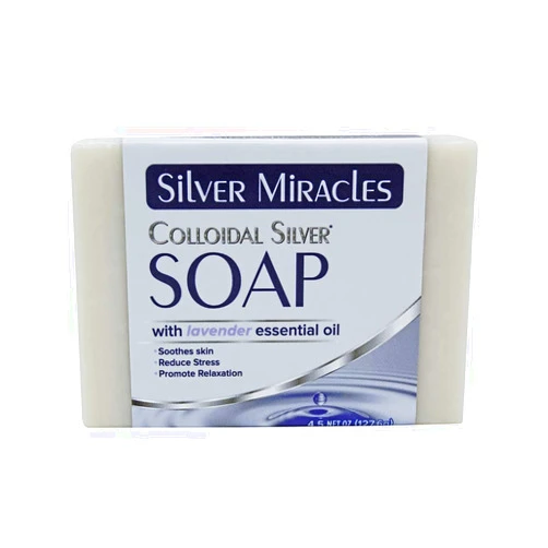 Silver Miracles Colloidal Silver Soap with Lavender