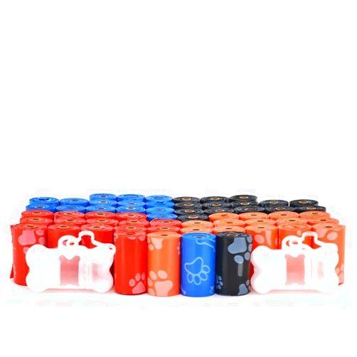 Best Pet Supplies Dog Poop Bags for Waste Refuse Cleanup, Doggy Roll Replacements for Outdoor Puppy Walking and Travel, Leak Proof and Tear Resistant, Thick Plastic - Assorted, 900 Bags