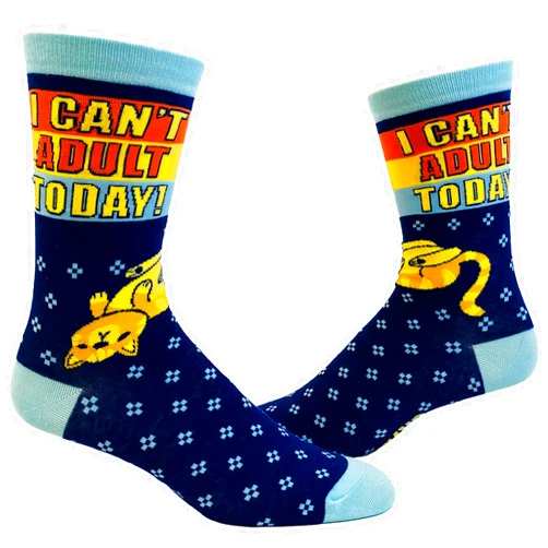 Crazy Dog T-Shirts Funny Womens Socks with Sarcastic Sayings and Cool Designs for Girls