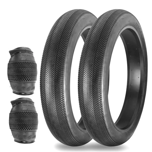 BALINGE E Bike 20/26x4.0 Fat tire 20 x 4 Fat tire 20x4 Bike tire 1 Pack Heavy Duty High-Performance Wear-Resistant E-Bike Mountain Snow Bike Tire ，Fat Bike Tires，Brown Wall/White Wall/Black