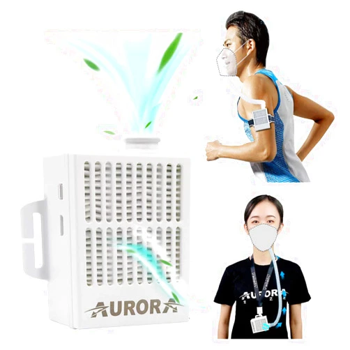 4WDKING Rechargeable Electrical Air Purifying, Reusable Portable Air Purifier with HEPA Filter for Sleeping Outdoor Sports Housework