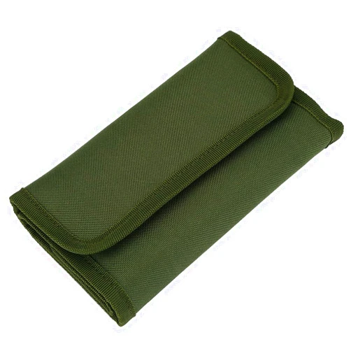Tbest Fly Tying Tool Pouch,Roll Up Fly Tying Tool Pouch,Soft Nylon Fly Fishing Gear Assortment Holder Artificial Lure Storage Bag Holder Fishing Lures Bag Fishing Accessory Case