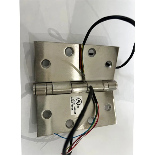 PINNACLE HARDWARE SUPPLY 4 Wire Stainless Steel Electrified Hinges 4.5 inch x 4.5 inch x 3.5mm